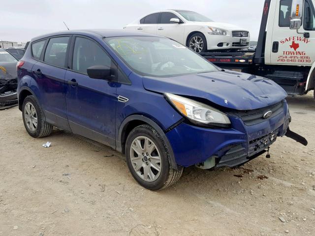 1FMCU0F76DUC16788 - 2013 FORD ESCAPE S BLUE photo 1