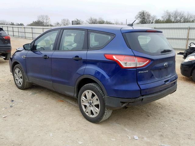 1FMCU0F76DUC16788 - 2013 FORD ESCAPE S BLUE photo 3