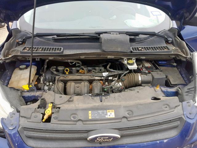 1FMCU0F76DUC16788 - 2013 FORD ESCAPE S BLUE photo 7