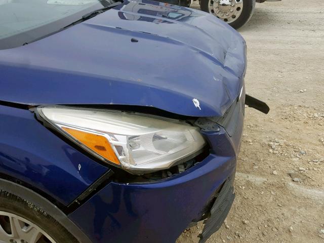 1FMCU0F76DUC16788 - 2013 FORD ESCAPE S BLUE photo 9