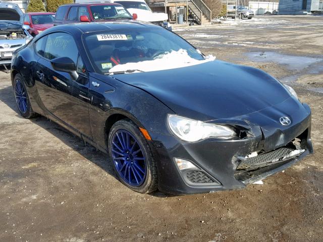 JF1ZNAA16D1713061 - 2013 TOYOTA SCION FR-S BLACK photo 1