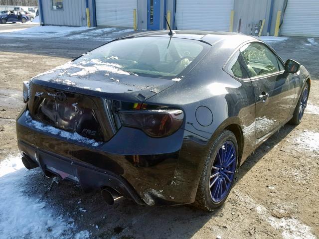 JF1ZNAA16D1713061 - 2013 TOYOTA SCION FR-S BLACK photo 4