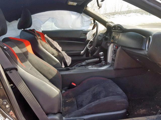 JF1ZNAA16D1713061 - 2013 TOYOTA SCION FR-S BLACK photo 5