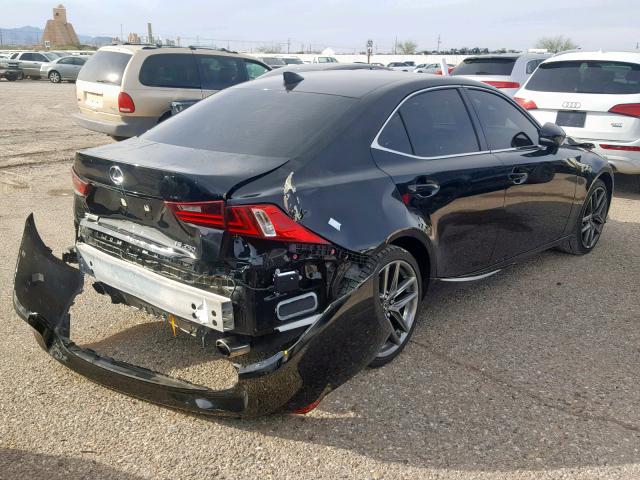 JTHBF1D26F5069441 - 2015 LEXUS IS 250 BLACK photo 4