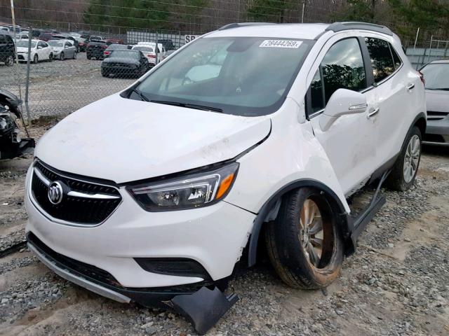 KL4CJASBXHB015825 - 2017 BUICK ENCORE PRE WHITE photo 2