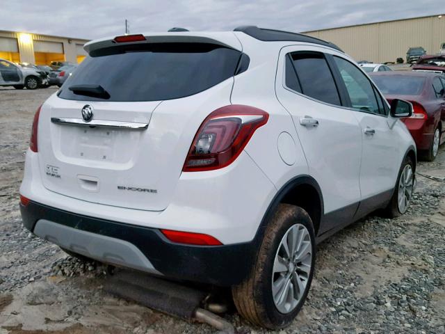 KL4CJASBXHB015825 - 2017 BUICK ENCORE PRE WHITE photo 4