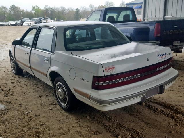 1G4AG55M2S6506451 - 1995 BUICK CENTURY SP WHITE photo 3