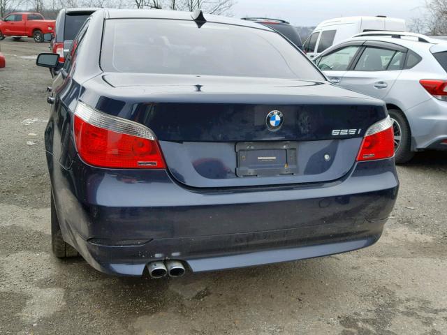 WBANE53547CY04366 - 2007 BMW 525 I BLUE photo 9