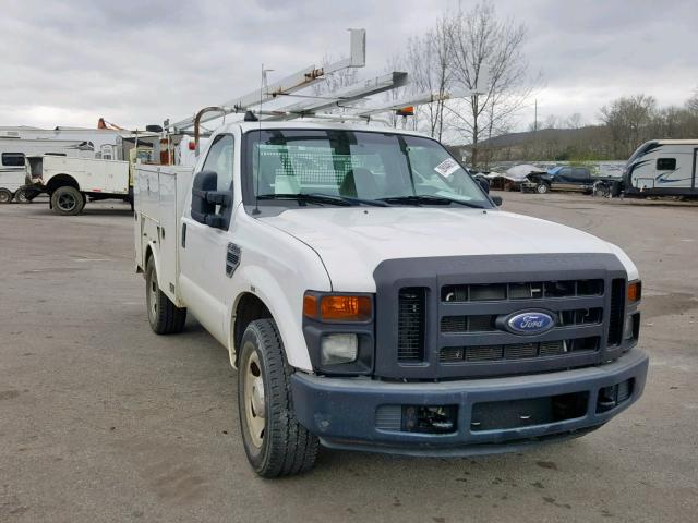 1FDWF30558EC54285 - 2008 FORD F350 SRW S WHITE photo 1