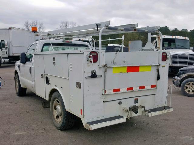 1FDWF30558EC54285 - 2008 FORD F350 SRW S WHITE photo 3