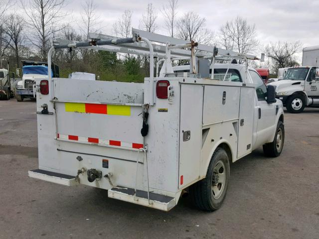 1FDWF30558EC54285 - 2008 FORD F350 SRW S WHITE photo 4