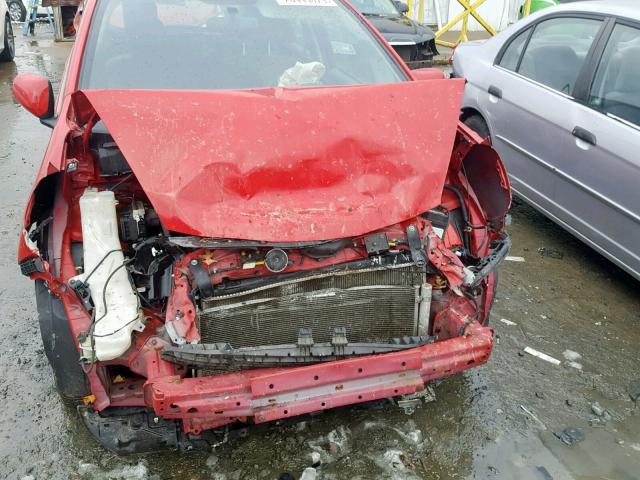 JHMGE8H33CC028146 - 2012 HONDA FIT RED photo 9