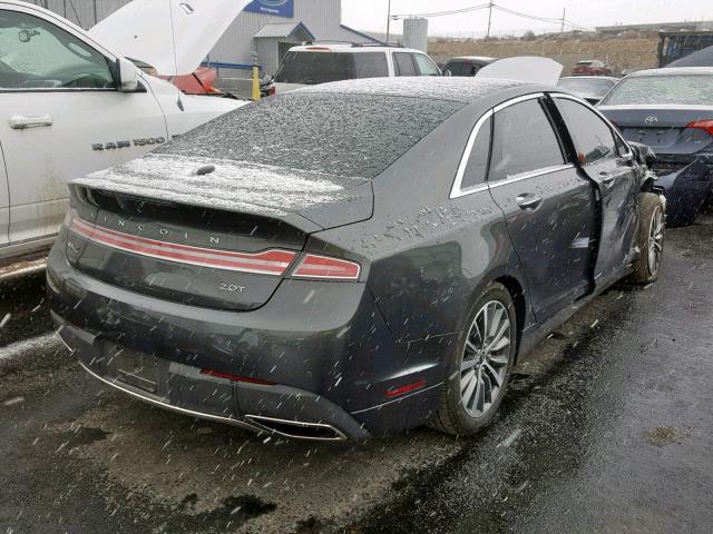 3LN6L5A93JR609415 - 2018 LINCOLN MKZ PREMIE GRAY photo 4