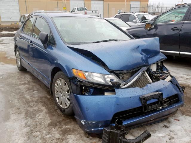 2HGFA16228H002203 - 2008 HONDA CIVIC DX BLUE photo 1