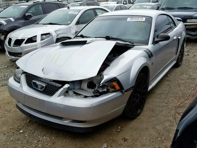 1FAFP42XX1F209323 - 2001 FORD MUSTANG GT SILVER photo 2