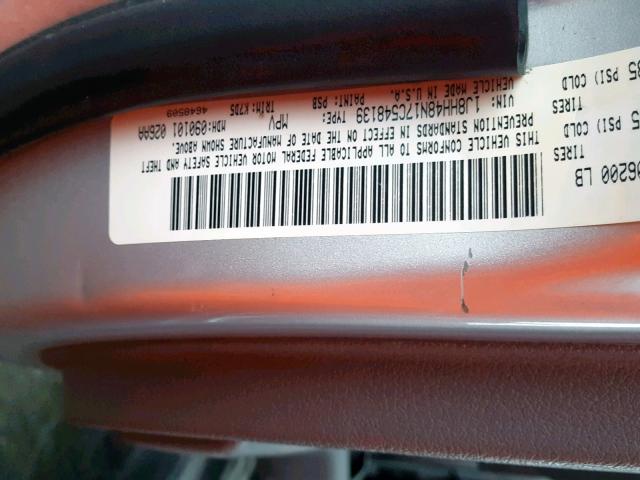 1J8HH48N17C548139 - 2007 JEEP COMMANDER ვერცხლისფერი ფოტო 10