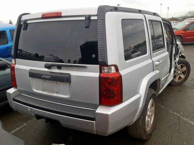 1J8HH48N17C548139 - 2007 JEEP COMMANDER ვერცხლისფერი ფოტო 4