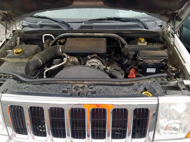 1J8HH48N17C548139 - 2007 JEEP COMMANDER ვერცხლისფერი ფოტო 7