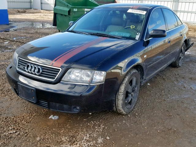 WAUED64B41N118496 - 2001 AUDI A6 2.7T QU BLACK photo 2