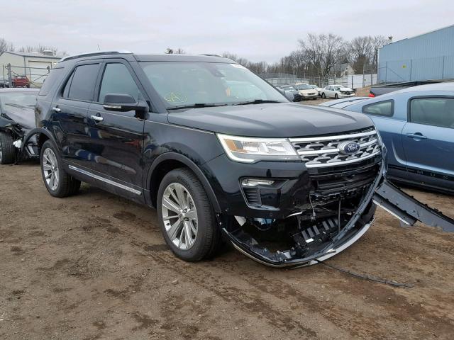 1FM5K8F87JGC79933 - 2018 FORD EXPLORER L BLACK photo 1