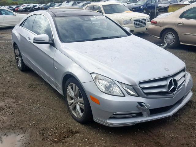 WDDKJ5KB7CF139552 - 2012 MERCEDES-BENZ E 350 SILVER photo 1