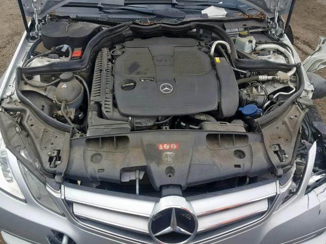 WDDKJ5KB7CF139552 - 2012 MERCEDES-BENZ E 350 SILVER photo 7