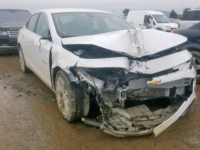 1G1ZH5SX8HF125935 - 2017 CHEVROLET MALIBU PRE WHITE photo 1