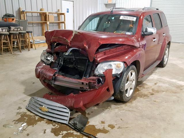 3GNCA53P68S702769 - 2008 CHEVROLET HHR LT RED photo 2