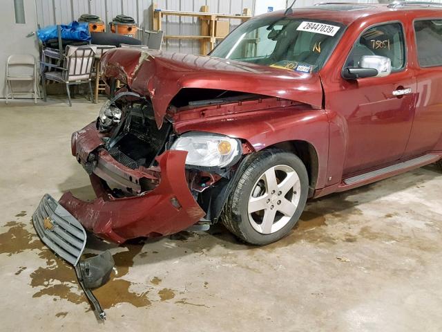 3GNCA53P68S702769 - 2008 CHEVROLET HHR LT RED photo 9