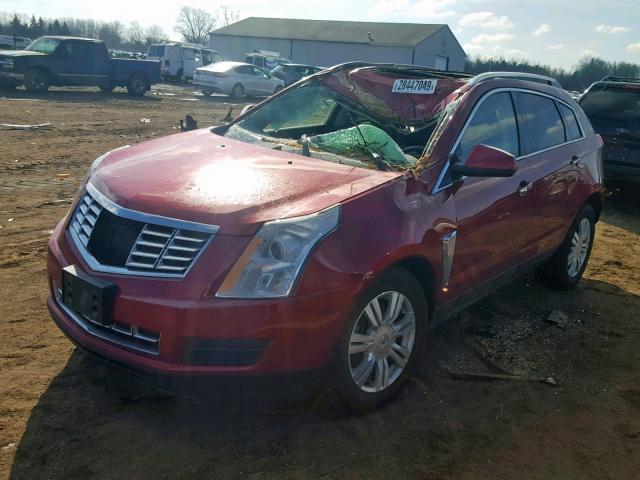 3GYFNEE37FS585473 - 2015 CADILLAC SRX LUXURY RED photo 2