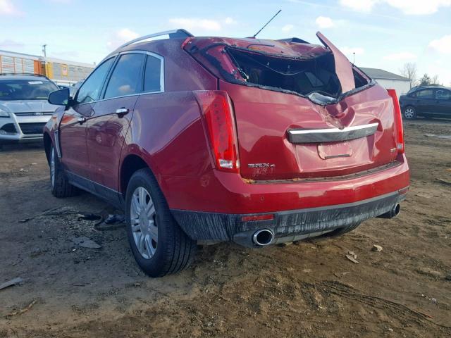 3GYFNEE37FS585473 - 2015 CADILLAC SRX LUXURY RED photo 3