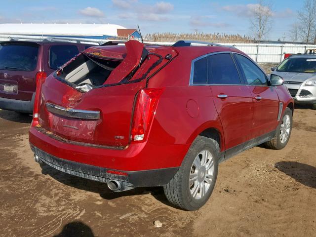 3GYFNEE37FS585473 - 2015 CADILLAC SRX LUXURY RED photo 4