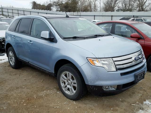 2FMDK38C08BB12699 - 2008 FORD EDGE SEL BLUE photo 1