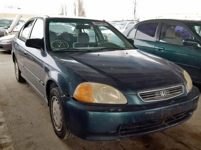 2HGEJ6522VH514968 - 1997 HONDA CIVIC DX GREEN photo 1