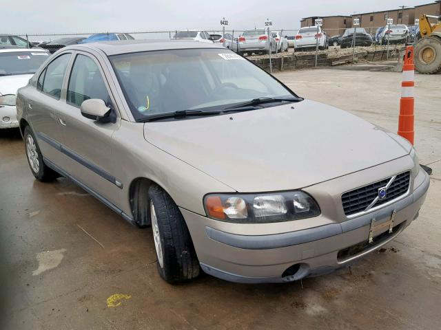 YV1RS61NX12003390 - 2001 VOLVO S60 GOLD photo 1