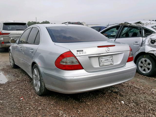 WDBUF56X47B080711 - 2007 MERCEDES-BENZ E 350 SILVER photo 3