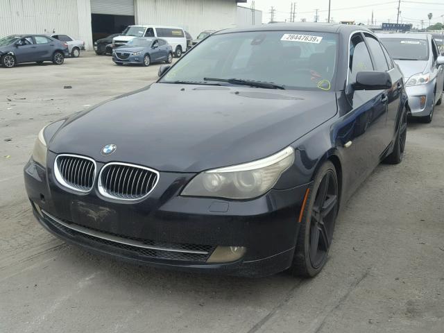 WBANW13538CN56425 - 2008 BMW 535 I BLACK photo 2