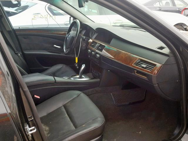 WBANW13538CN56425 - 2008 BMW 535 I BLACK photo 5