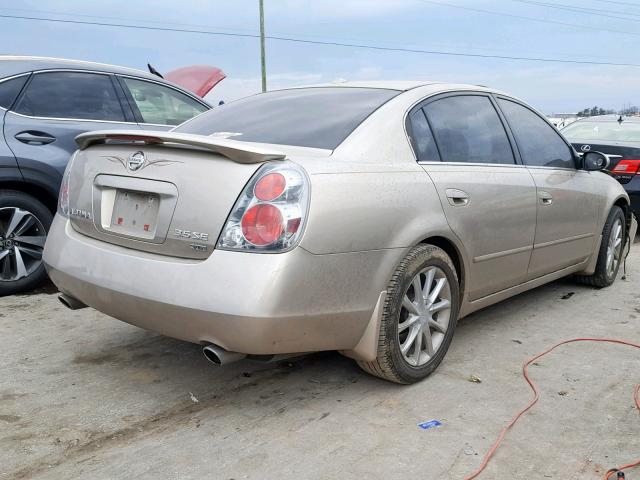 1N4BL11E86C203117 - 2006 NISSAN ALTIMA SE GOLD photo 4