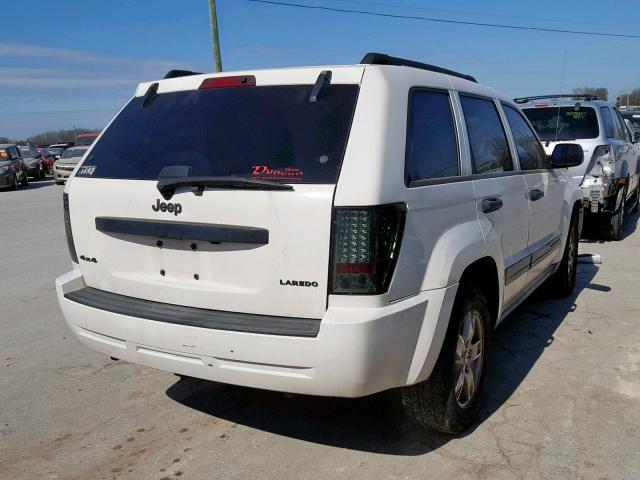 1J4GR48K35C684866 - 2005 JEEP GRAND CHER WHITE photo 4