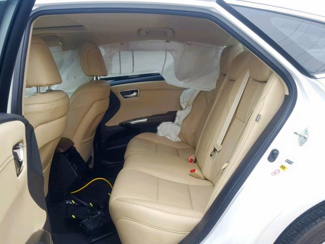 4T1BK1EB2FU172983 - 2015 TOYOTA AVALON XLE WHITE photo 6