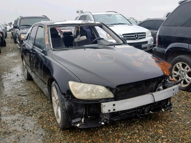 JTHBD192430078520 - 2003 LEXUS IS 300 BLACK photo 1