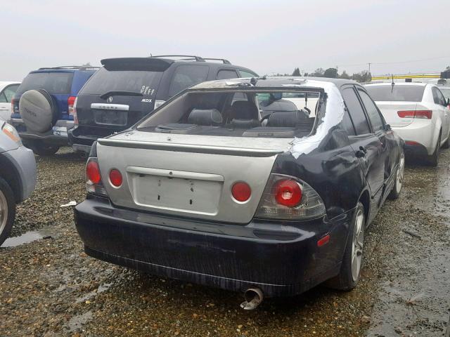 JTHBD192430078520 - 2003 LEXUS IS 300 BLACK photo 4