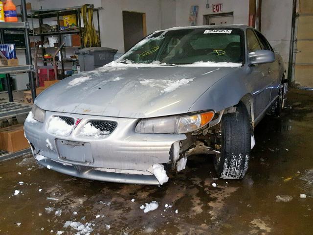 1G2WP52K5YF289102 - 2000 PONTIAC GRAND PRIX 灰色 照片 2