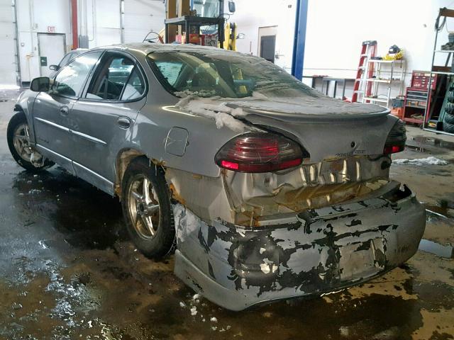 1G2WP52K5YF289102 - 2000 PONTIAC GRAND PRIX 灰色 照片 3