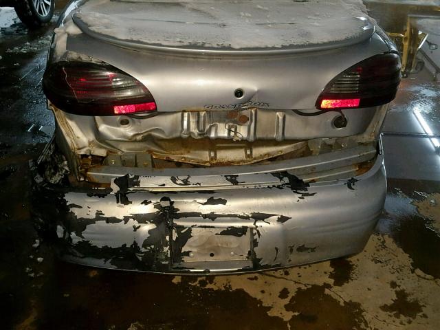 1G2WP52K5YF289102 - 2000 PONTIAC GRAND PRIX 灰色 照片 9