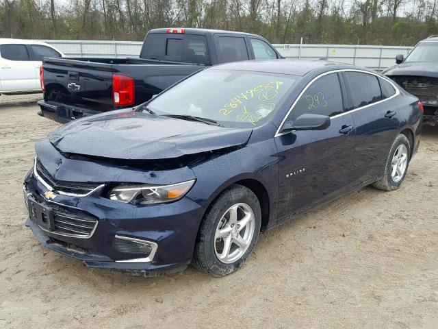 1G1ZB5ST9JF222209 - 2018 CHEVROLET MALIBU LS ლურჯი ფოტო 2