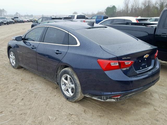 1G1ZB5ST9JF222209 - 2018 CHEVROLET MALIBU LS ლურჯი ფოტო 3