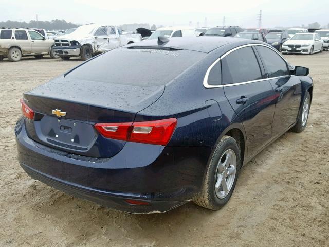 1G1ZB5ST9JF222209 - 2018 CHEVROLET MALIBU LS ლურჯი ფოტო 4