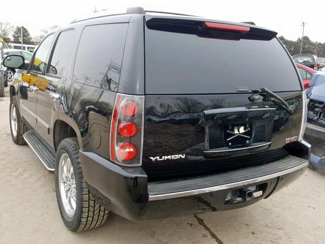 1GKFK63807J250727 - 2007 GMC YUKON DENA BLACK photo 3